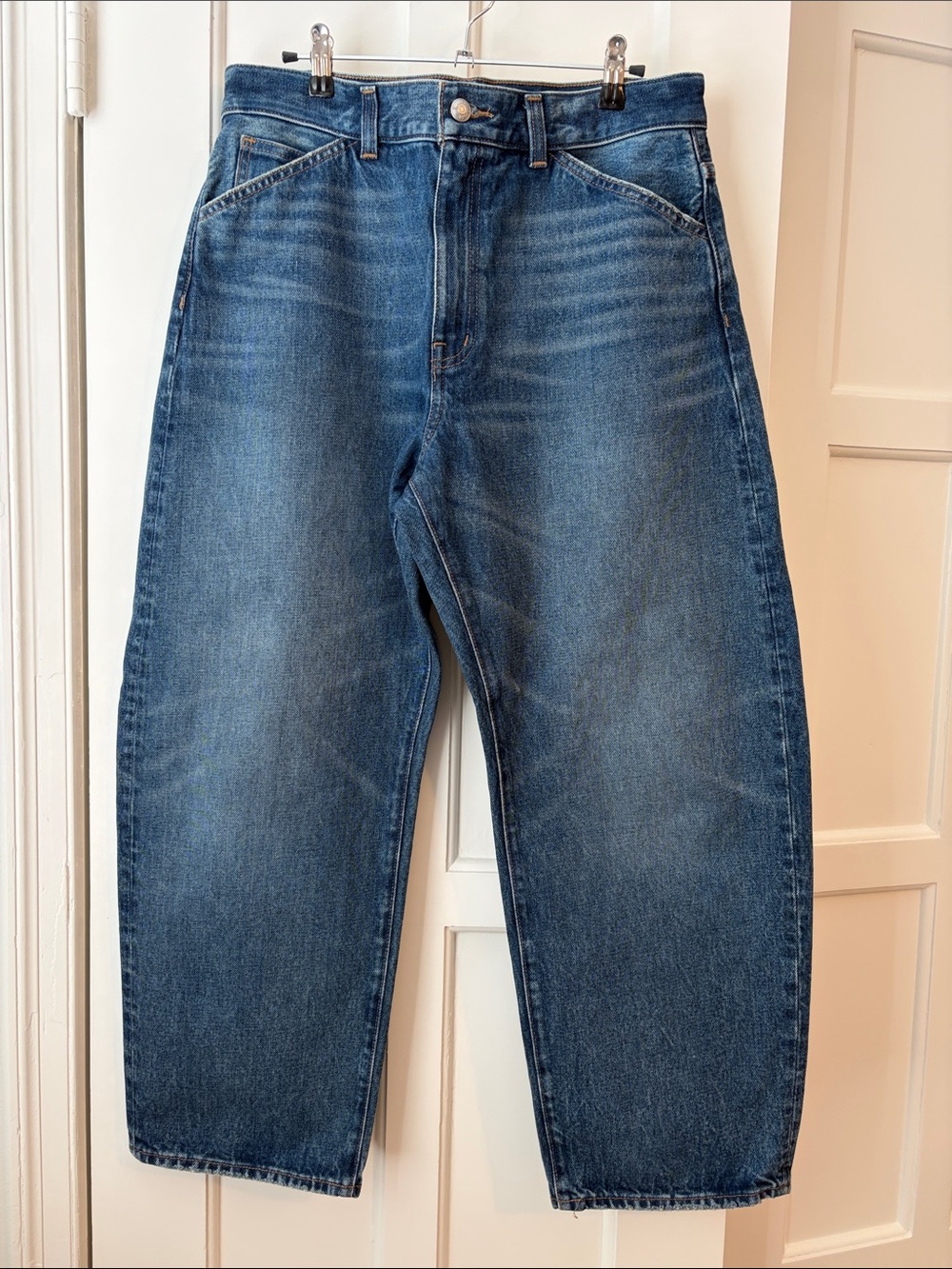 Madewell Distressed Balloon Jeans